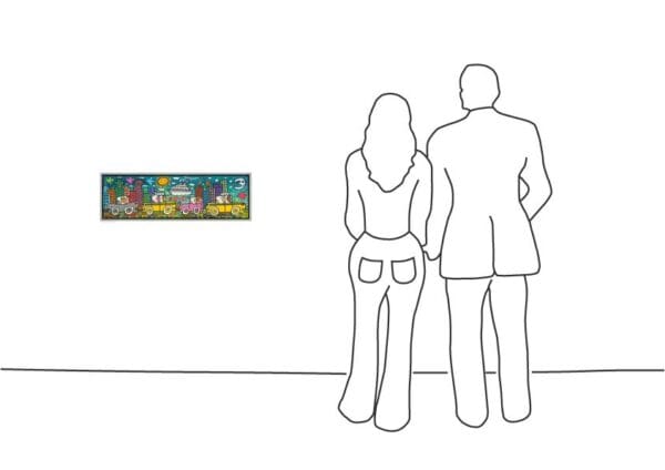 James Rizzi - Let`s go someplace fun (Leinwand)