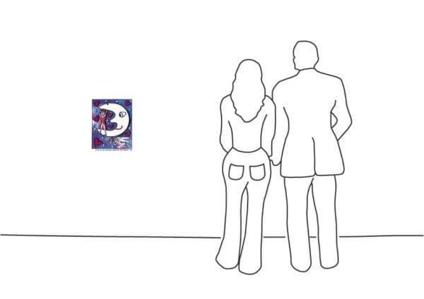 James Rizzi - Love is like finding Candy on the Moon James Rizzi - Love is like finding Candy on the Moon