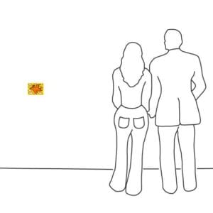 Rizzi Bird (Orange on Yellow) – Bild 3