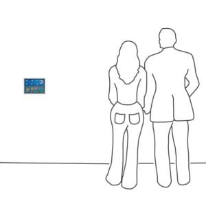 The stars, the moon and the fish in the sea (Leinwand) – Bild 3