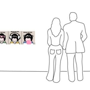 3 weise Affen – Bild 3