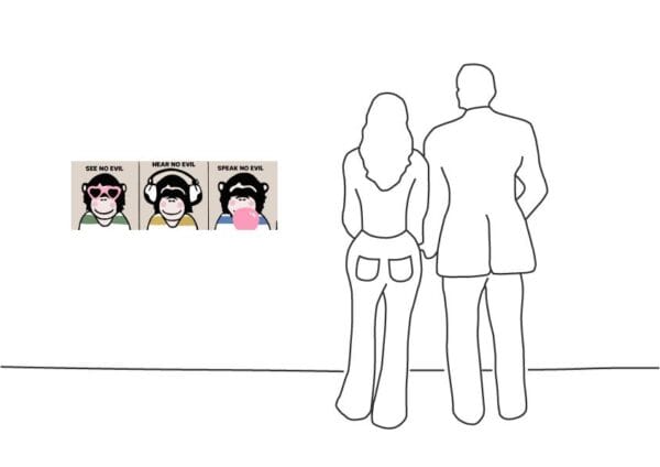 Marisa Rosato - 3 weise Affen