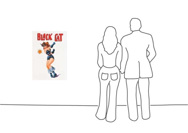 Mel Ramos - Black Cat Mel Ramos - Black Cat