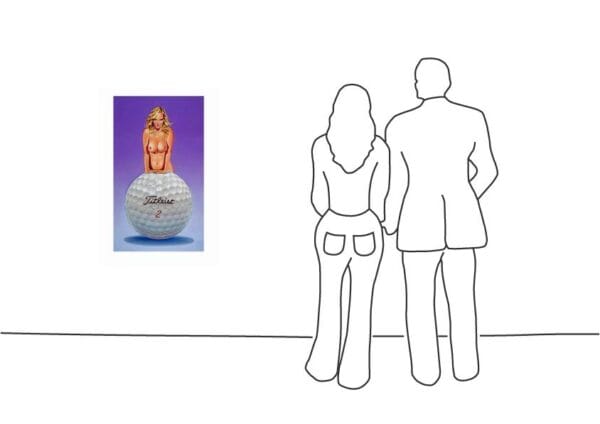 Mel Ramos - Titleist Tillie