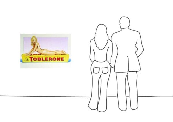 Mel Ramos - Toblerone Tess