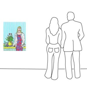 Mädchen mit Stilleben – Bild 3