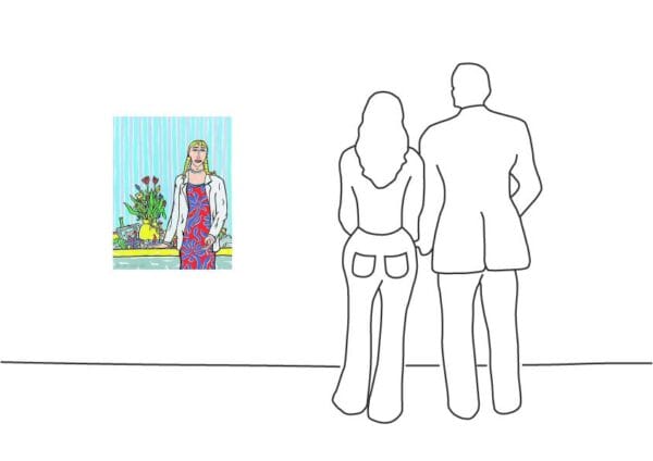 Moritz Götze - Mädchen mit Stilleben