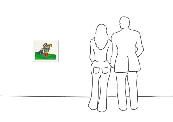 Otmar Alt - Musikanten: Der Geiger