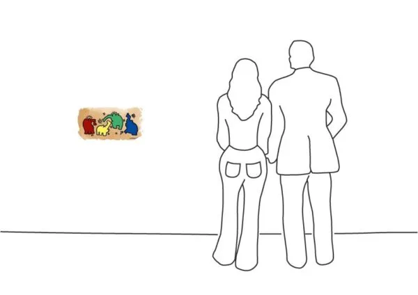 Otto Waalkes - Hommage an Keith Haring Otto Waalkes - Hommage an Keith Haring