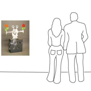 Kubus mit Blumen – Bild 3