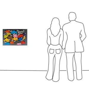 Wandobjekt Blumen – Bild 3