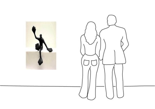 Rosalie - Flossi Gross VI sitzend, rechts Hallo, Schwarz