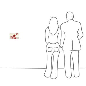 Flossi Klein V sitzend, links Hallo, Rot – Bild 3