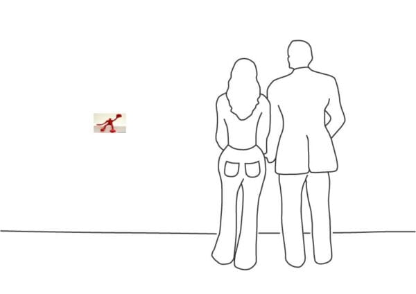 Rosalie - Flossi Klein V sitzend, links Hallo, Rot Rosalie - Flossi Klein V sitzend, links Hallo, Rot