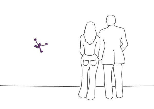 Rosalie - Flossi Klein VII, Dunkellila Rosalie - Flossi Klein VII, Dunkellila