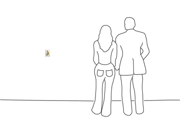 Thomas Baumgärtel - Phallusbanane (Metall)