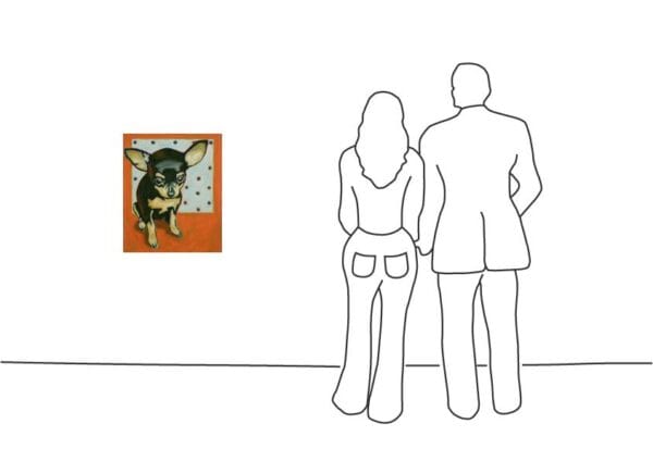 Tobias Emskötter - Hund vor Punkten Tobias Emskötter - Hund vor Punkten