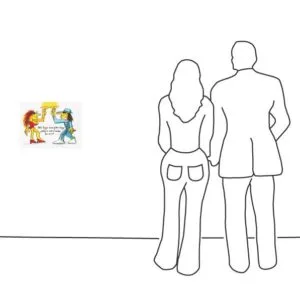 Alle Tage sind gleich lang jedoch verschieden breit (Siebdruck) – Bild 3