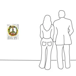 Give Peace a Chance - Siebdruck – Bild 3