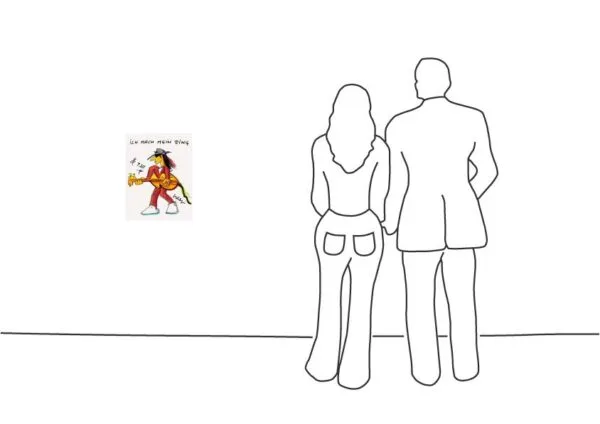 Udo Lindenberg - Ich mach mein Ding - Siebdruck rot Udo Lindenberg - Ich mach mein Ding - Siebdruck rot