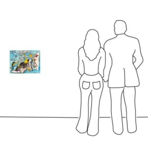 Keine Panik - Gleich vorbei (Siebdruck) – Bild 3