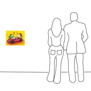 Panic Porsche Siebdruck – Bild 3