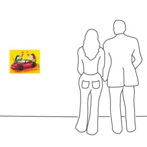 Panic Porsche Siebdruck – Bild 3