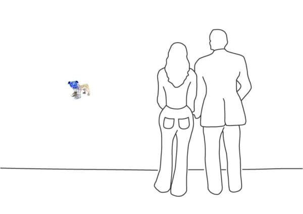 Diverse Künstler - Bronze cloned Bouly with blue Head