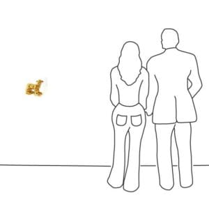 Cloned Porcelain Lamb - Gold – Bild 3