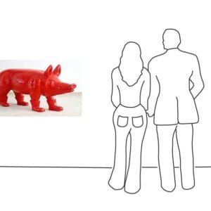 Cloned Red father Pig – Bild 3