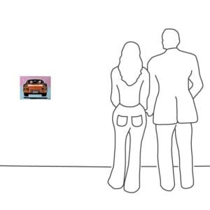 Snoopy Porsche Orange – Bild 3