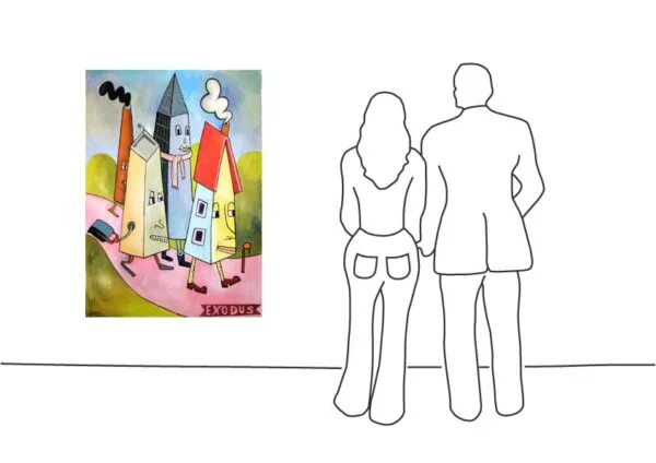 Jim Avignon - Exodus - gerahmt