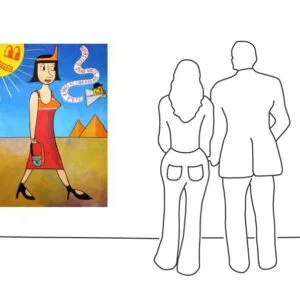 Nofretete ohne Knete … - gerahmt – Bild 4