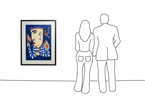 Moritz Götze - Seemann - gerahmt