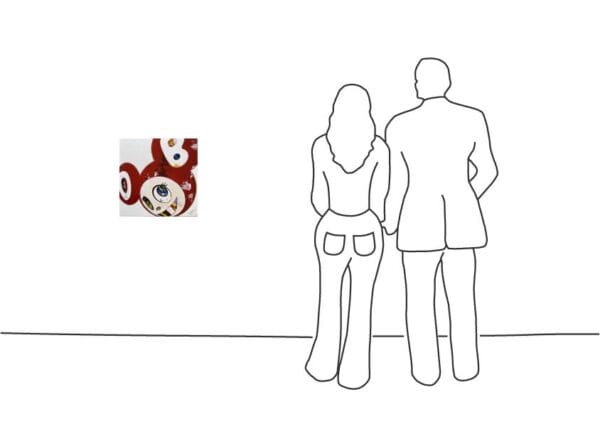 Takashi Murakami - And Then x 6 (Red Dots: The Superflat Method), 2013