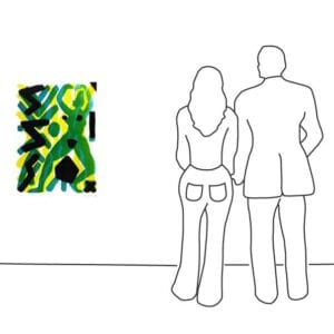 Vision (Grün/Gelb) III – Bild 3