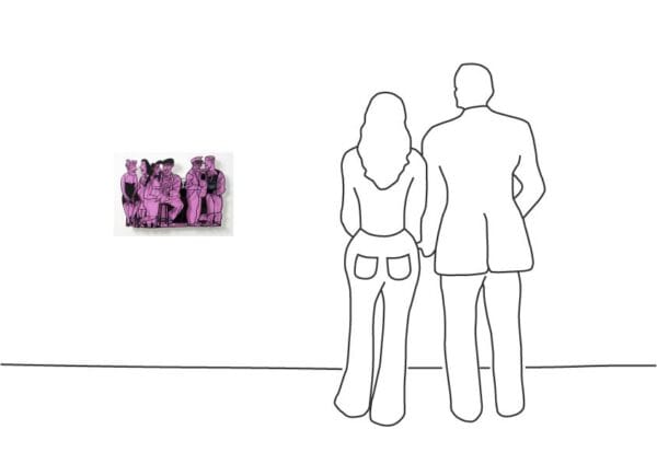 David Gerstein - Bar Series - Small Talk (purple)
