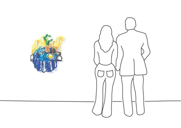 David Gerstein - Table with Cactus