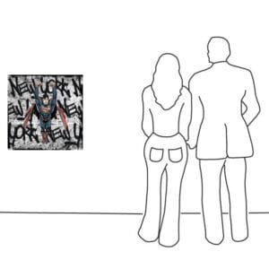 Heather Fazzino - Superman Monochrome Pow NYC – Bild 3