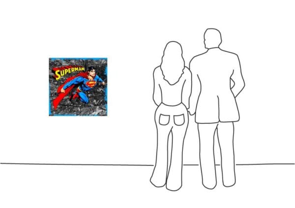 Diverse Künstler - Heather Fazzino - Superman reloaded Blue Diverse Künstler - Heather Fazzino - Superman reloaded Blue