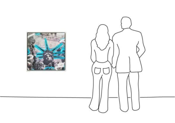 Diverse Künstler - Heather Fazzino - Welcome to New York City Blue