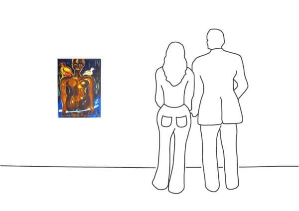 Elvira Bach - Ohne Titel (dunkel)