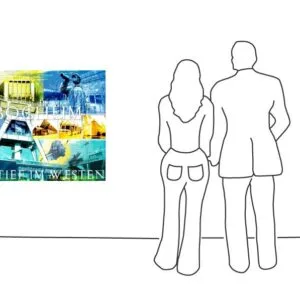 Bochum Collage 1 (Blau) – Bild 3